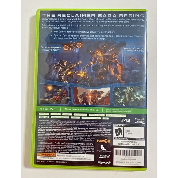 Halo 4 Xbox 360 Video Game Tested Working - Picture 2 of 8